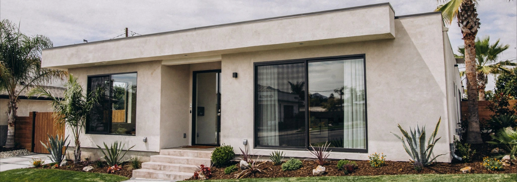 Construction and architecture banner background for Los Angeles contractor services