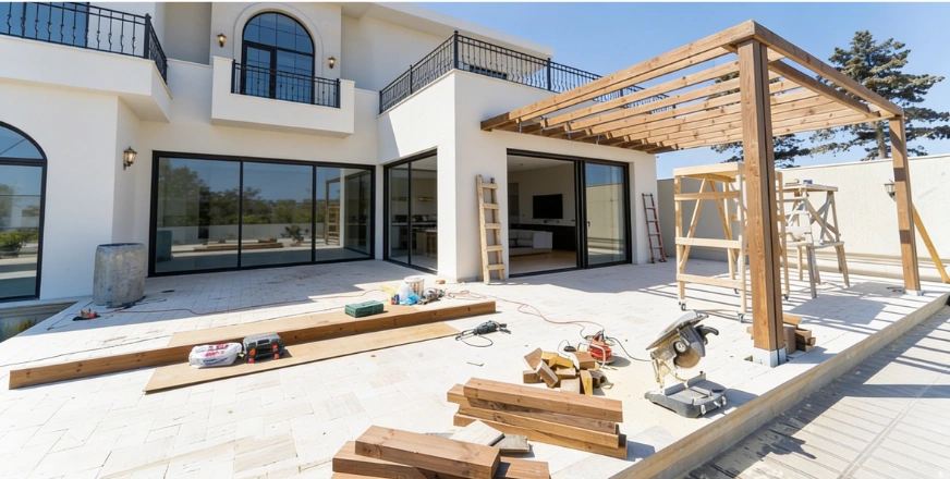 Custom home construction project in Los Angeles with modern design by Best General Contractor LA